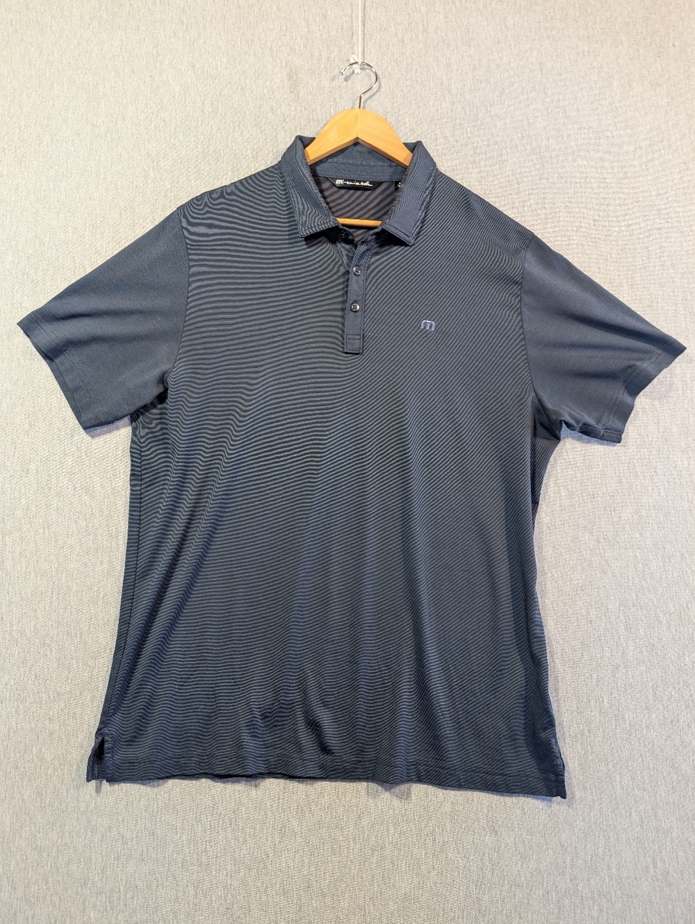 Travis Mathew Golf Polo Shirt Men's XL Dark Blue
